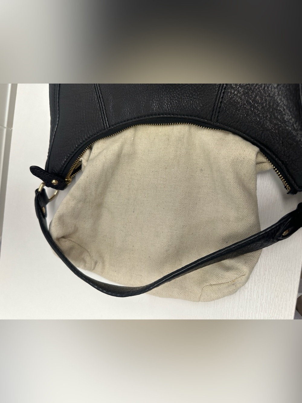 Michael Kors Astor Pebbled Leather Hobo Shoulder Bag Y2K - Picture 11 of 12